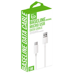 Show details for Baseline micro USB cable Data cable Picture of Baseline micro USB cable Data cable