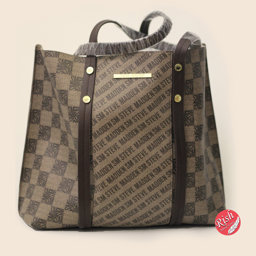 Show details for Steve Madden Teresaa Logo Tote Picture of Steve Madden Teresaa Logo Tote