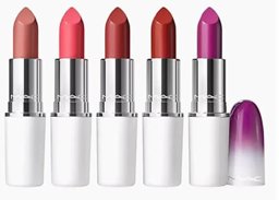 Show details for MAC Frostbitten Kiss Lustreglass Lipstick x 5 - A Holiday Kit Picture of MAC Frostbitten Kiss Lustreglass Lipstick x 5 - A Holiday Kit