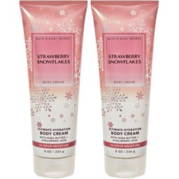 Show details for Strawberry Snowflakes Bath and Body works  Picture of Strawberry Snowflakes Bath and Body works