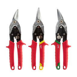 Show details for 3 Piece Metal Snips Set Picture of 3 Piece Metal Snips Set