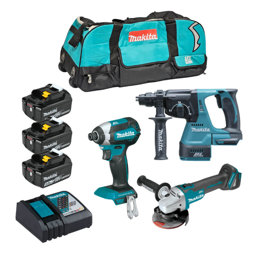Show details for Makita 3-Tools Set 18V Picture of Makita 3-Tools Set 18V