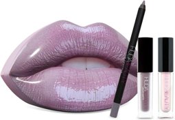 Show details for Set of Lip Pencil + Mini Liquid lipstick + Mini Lip Gloss Picture of Set of Lip Pencil + Mini Liquid lipstick + Mini Lip Gloss