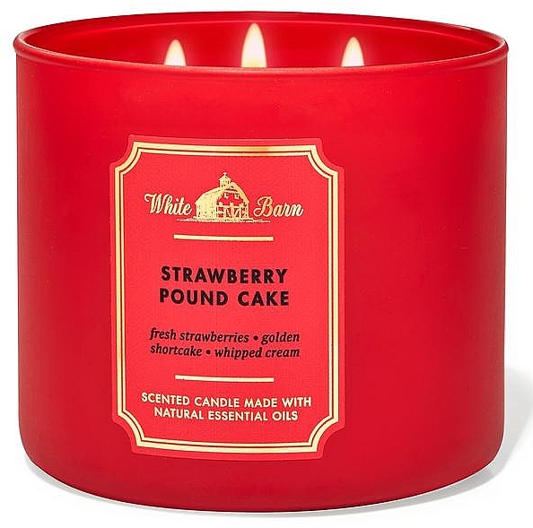 Picture of Strawberry Pound Cake Bath and Body Works Candles