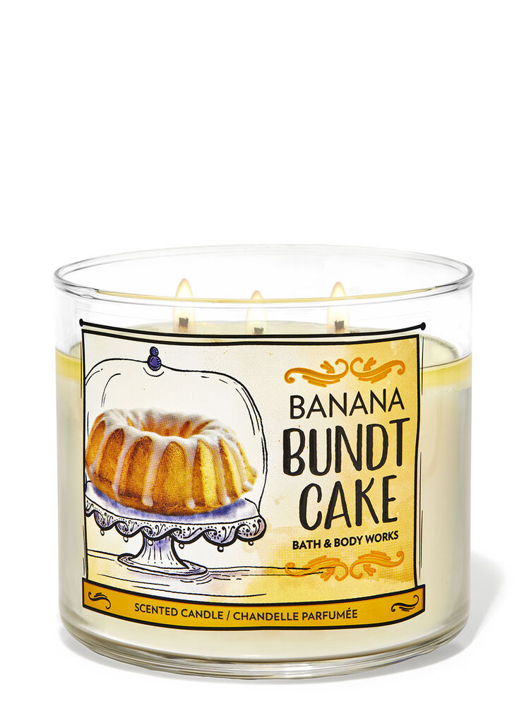 Picture of Banana Bundt Cake Bath and Body Works Candles