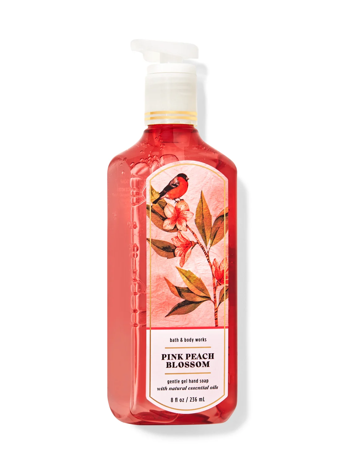 Picture of Pink Peach Blossom Bath and Body Works gel hand soap