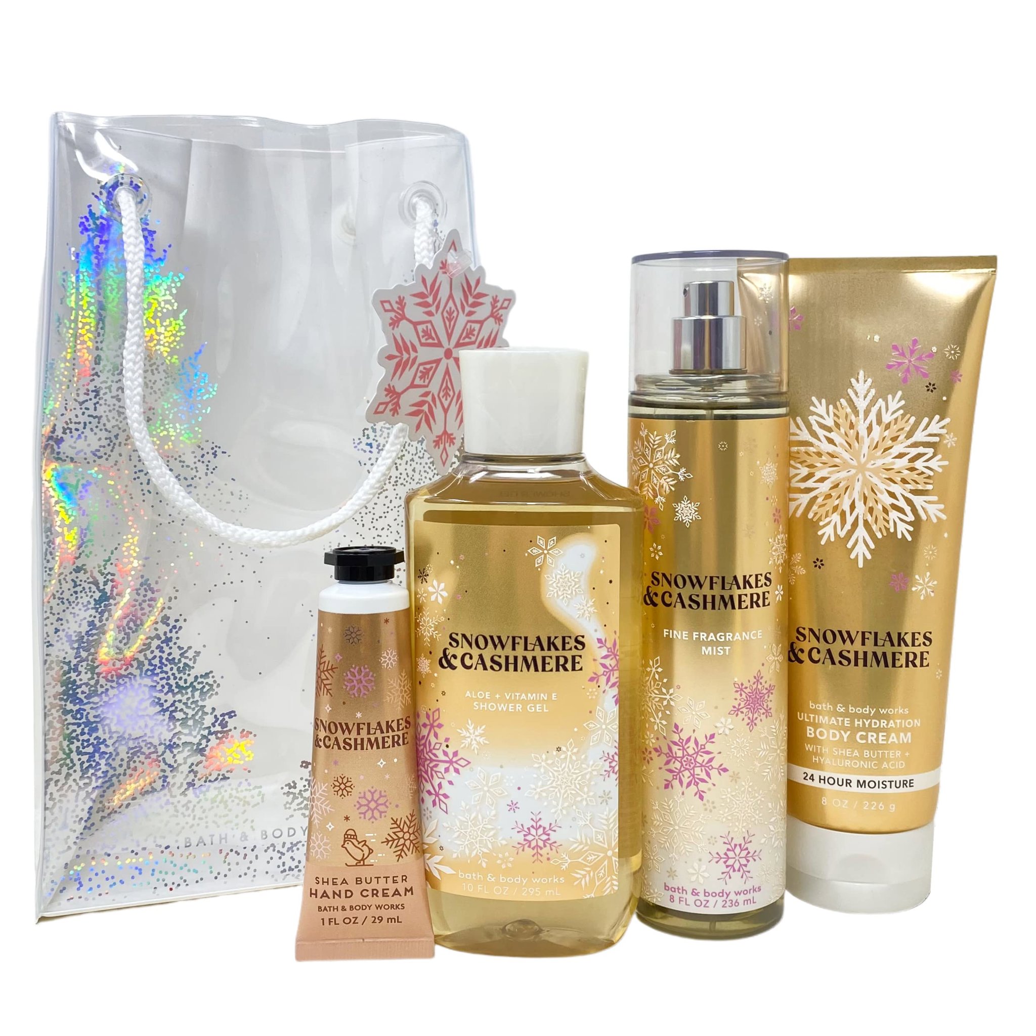 Picture of Bath and Body Works snowflakes & cashmere Gift Box Set