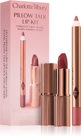 Picture of Charlotte Tilbury Mini Pillow Talk Duo Lip Kit " MEDIUM"