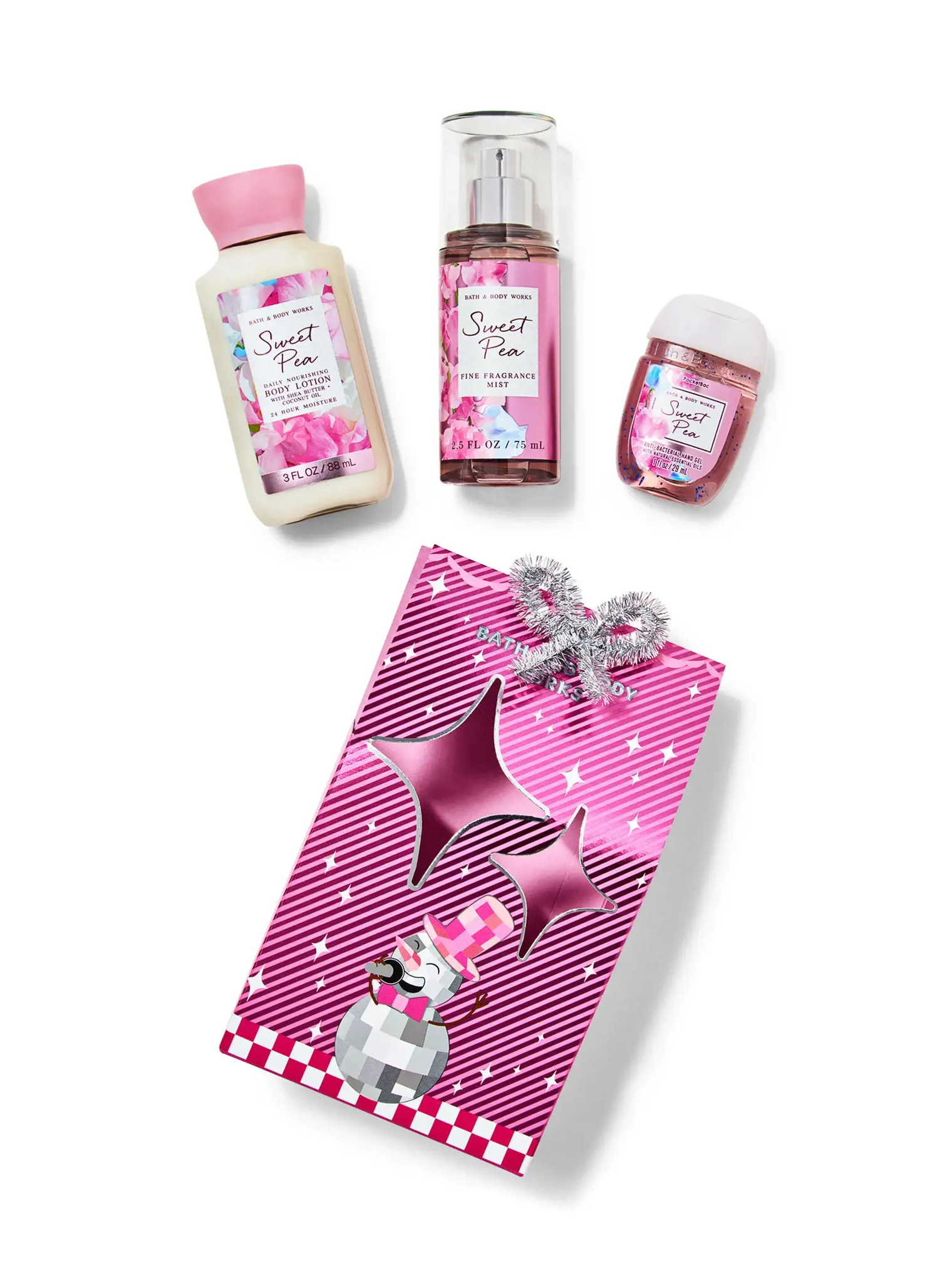 Picture of Bath & Body Works Sweet Pea Mini Gift Set 