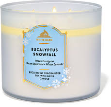 Picture of Bath Body Works White Barn Candle: EUCALYPTUS SNOWFALL 