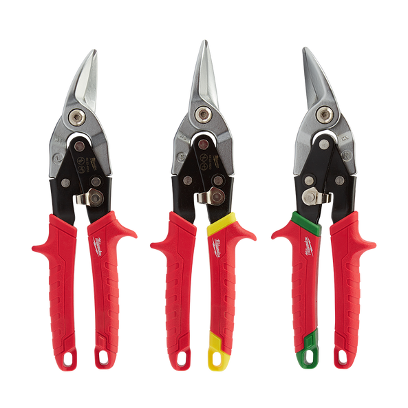 Picture of Milwaukee 3 Piece Metal Snips Set