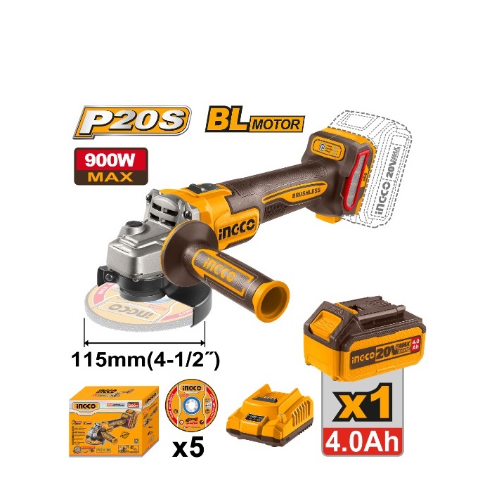 Picture of INGCO Cordless Angle Grinder