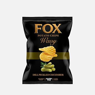 Picture of Fox potato chips pickled cucumber