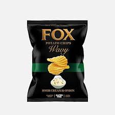 Picture of Fox potato chips sour cream & onion 