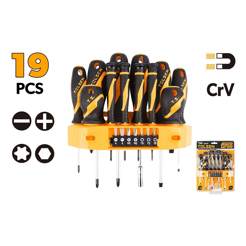 Picture of Tolsen 19pcs screwdriver set