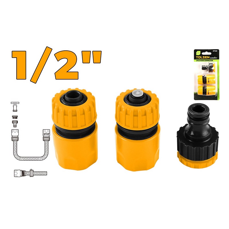 صورة Tolsen 3pcs hose connector
