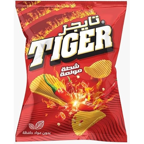 Picture of Tiger chips red pepper 28g (40)