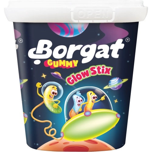 Picture of Borgat Gummy Glow Stix 160g (1)