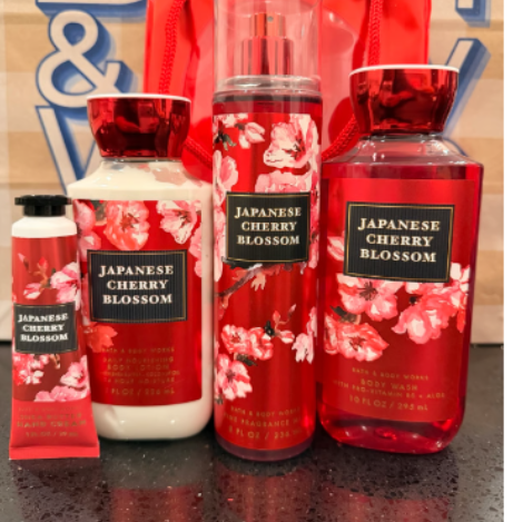Picture of Bath & Body Works Gift Set Japanese Cherry Blossom