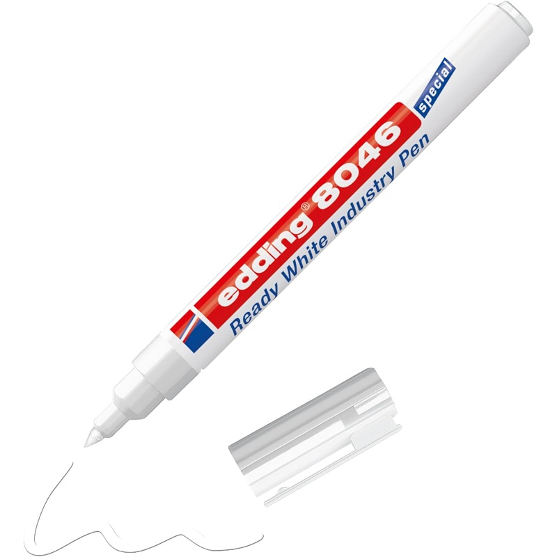 Picture of edding 8046 ready white industry pen